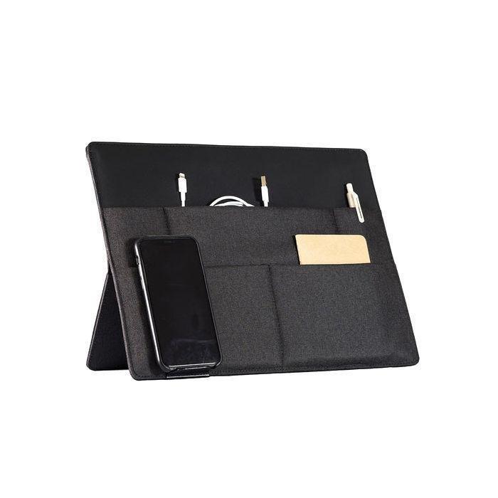 Beblau Stand Up Laptop Sleeve With Organizer 13-Inch - Black, , medium