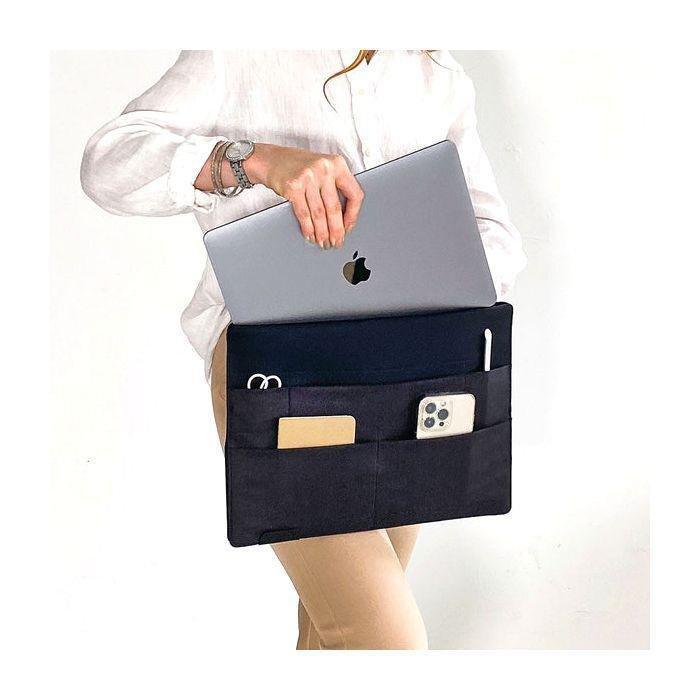Beblau Stand Up Laptop Sleeve With Organizer 13-Inch - Black, , large image number 1