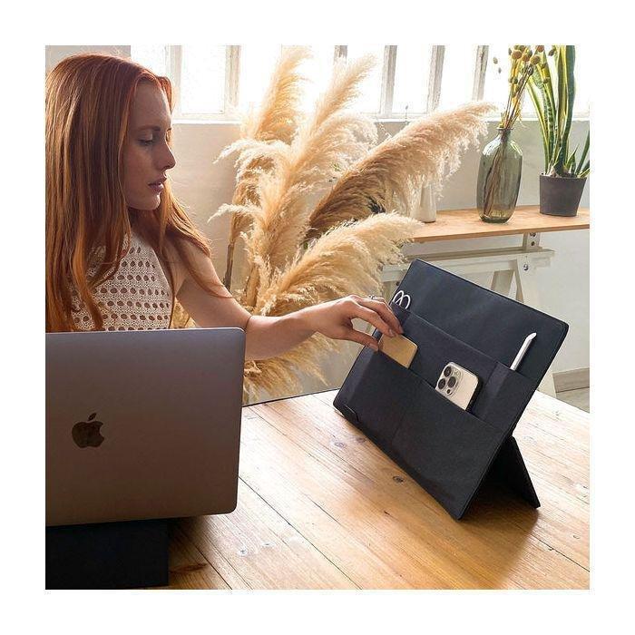 Beblau Stand Up Laptop Sleeve With Organizer 13-Inch - Black, , large image number 2