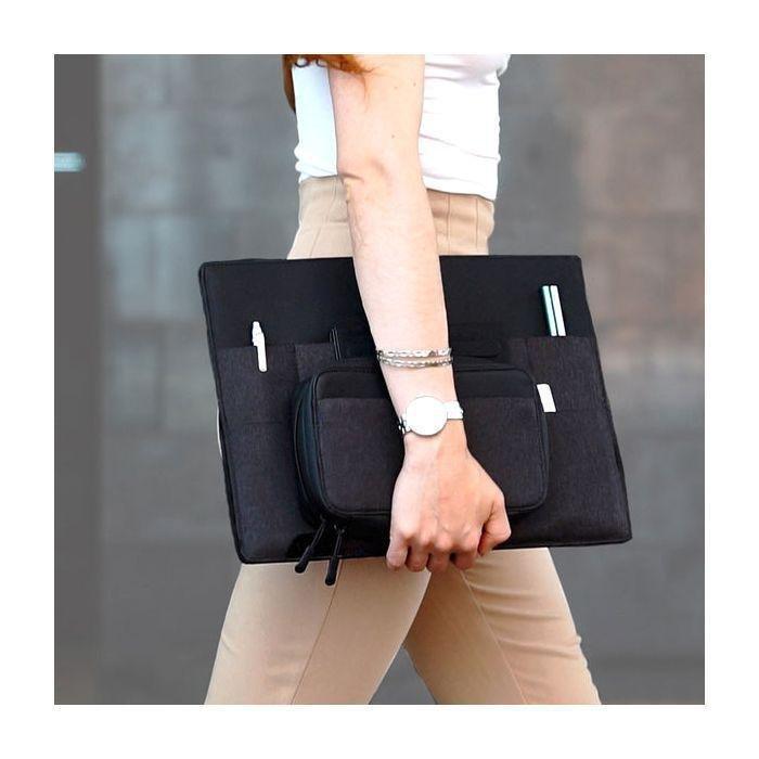 Beblau Stand Up Laptop Sleeve With Organizer 13-Inch - Black, , large image number 3