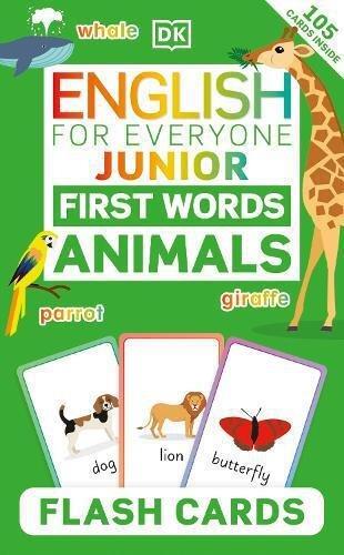 DORLING KINDERSLEY UK - English For Everyone Junior First Words Animals Flash Cards | Dorling Kindersley