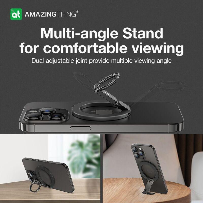 Amazing Thing Titan Magnetic Phone Ring With Stand - Black, , large image number 2