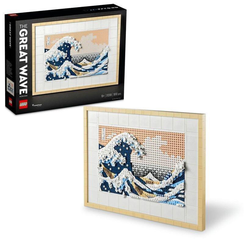LEGO Art Hokusai The Great Wave Building Kit 31208 (1,810 Pieces), , large image number 0