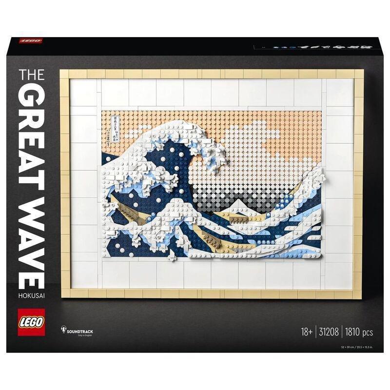 LEGO Art Hokusai The Great Wave Building Kit 31208 (1,810 Pieces), , large image number 2