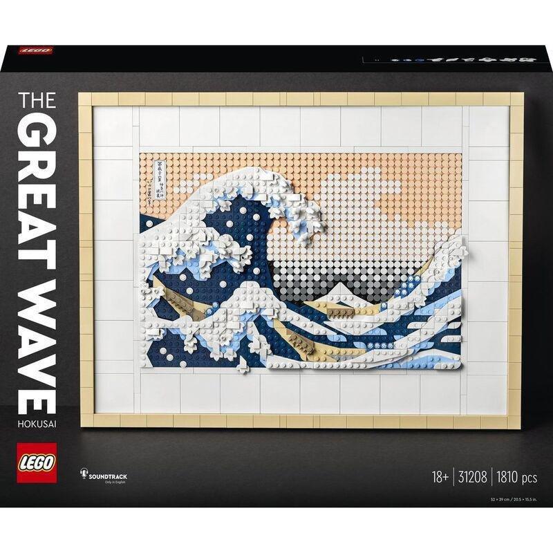 LEGO Art Hokusai The Great Wave Building Kit 31208 (1,810 Pieces), , large image number 3