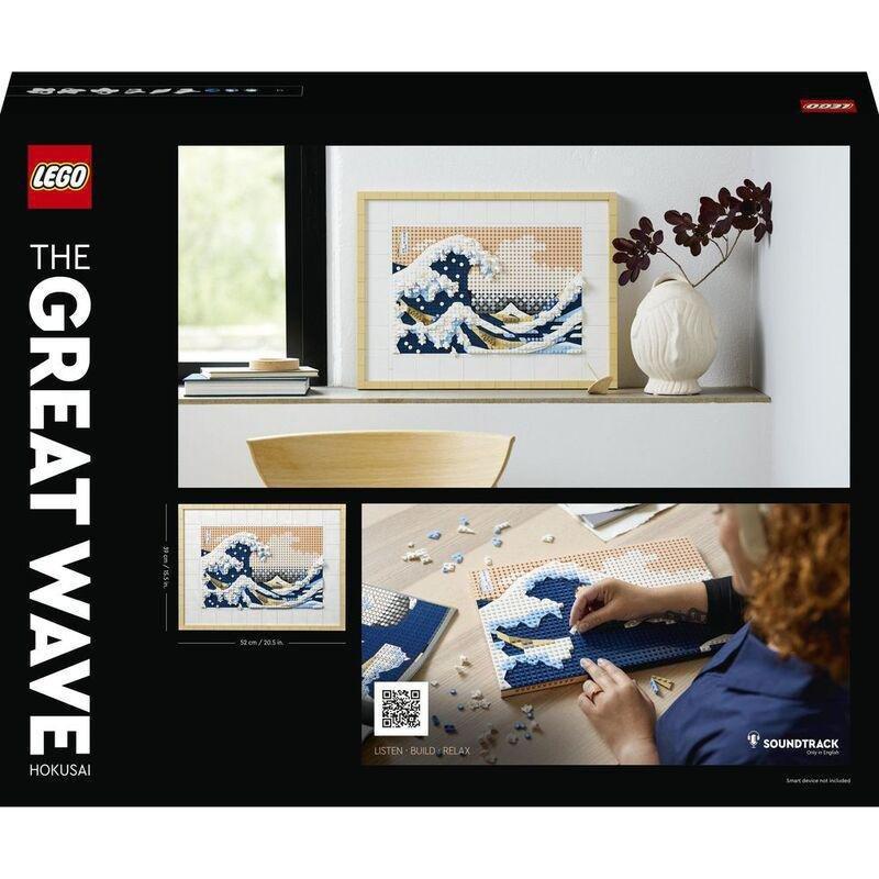 LEGO Art Hokusai The Great Wave Building Kit 31208 (1,810 Pieces), , large image number 4