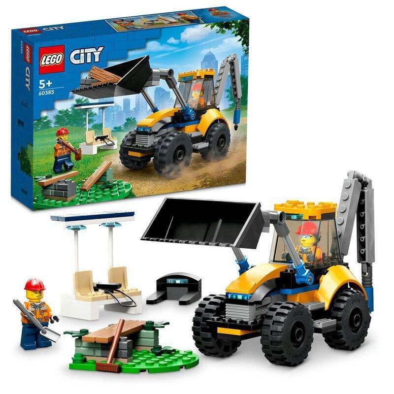 LEGO City Construction Digger Building Toy Set 60385 (148 Pieces), , large image number 0