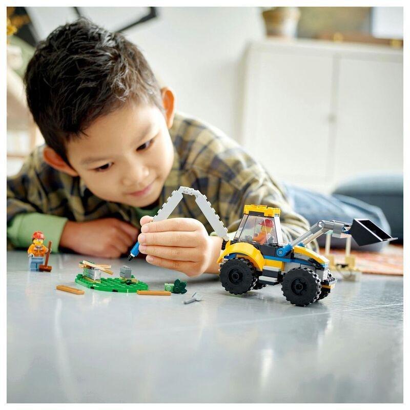 LEGO City Construction Digger Building Toy Set 60385 (148 Pieces), , large image number 1