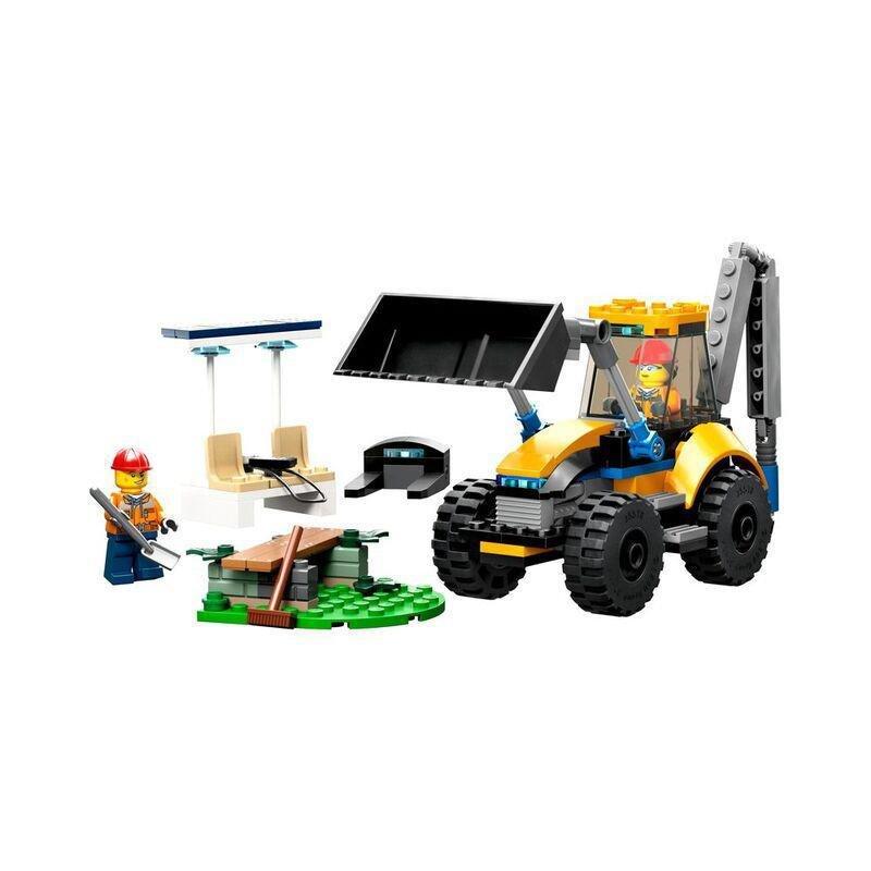 LEGO City Construction Digger Building Toy Set 60385 (148 Pieces), , large image number 4