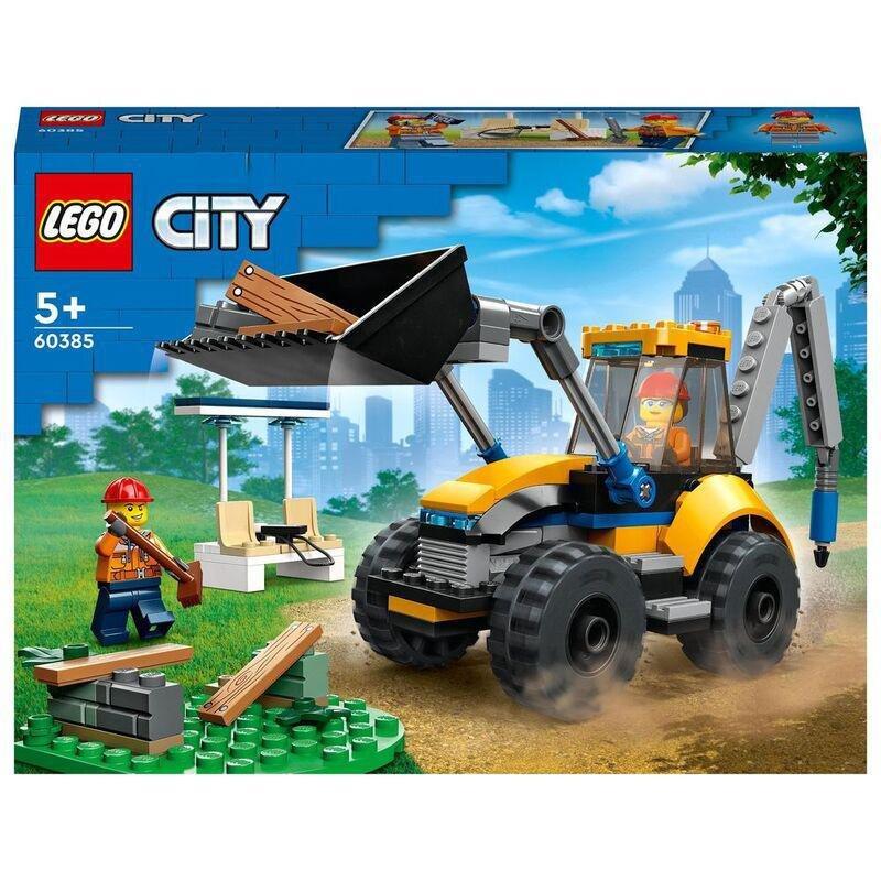 LEGO City Construction Digger Building Toy Set 60385 (148 Pieces), , large image number 5