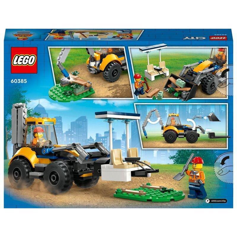 LEGO City Construction Digger Building Toy Set 60385 (148 Pieces), , large image number 6