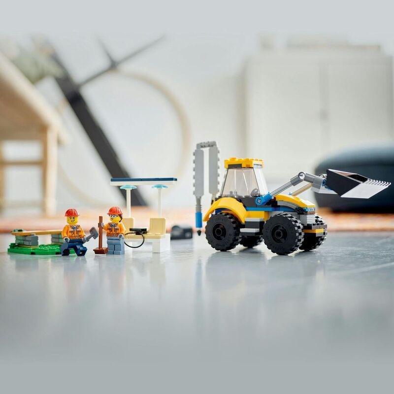 LEGO City Construction Digger Building Toy Set 60385 (148 Pieces), , large image number 9