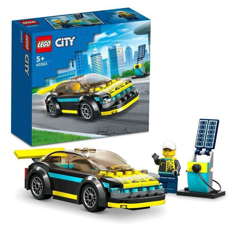 LEGO City Electric Sports Car Building Toy Set 60383 (95 Pieces), , large image number 0
