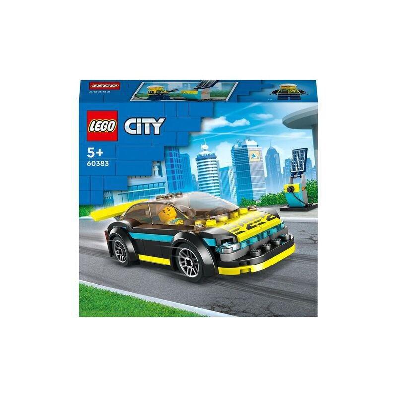 LEGO City Electric Sports Car Building Toy Set 60383 (95 Pieces), , large image number 6