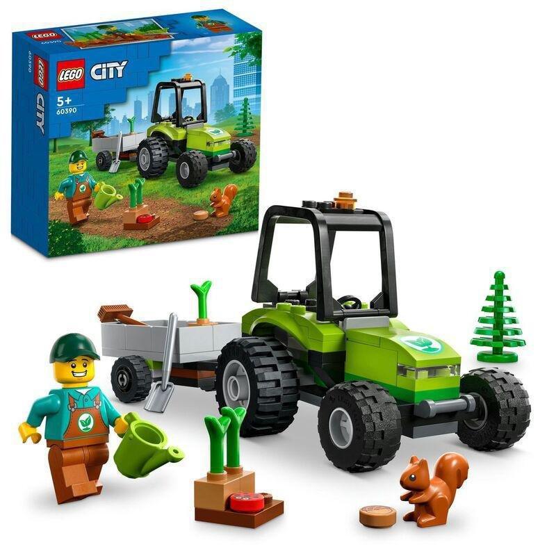LEGO City Park Tractor Building Toy Set 60390 (86 Pieces), , large image number 0