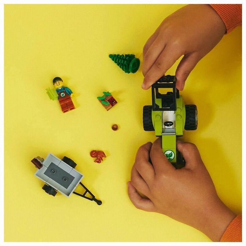 LEGO City Park Tractor Building Toy Set 60390 (86 Pieces), , large image number 1