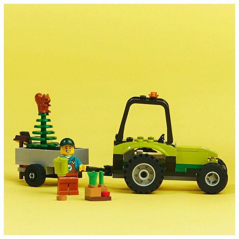 LEGO City Park Tractor Building Toy Set 60390 (86 Pieces), , large image number 2