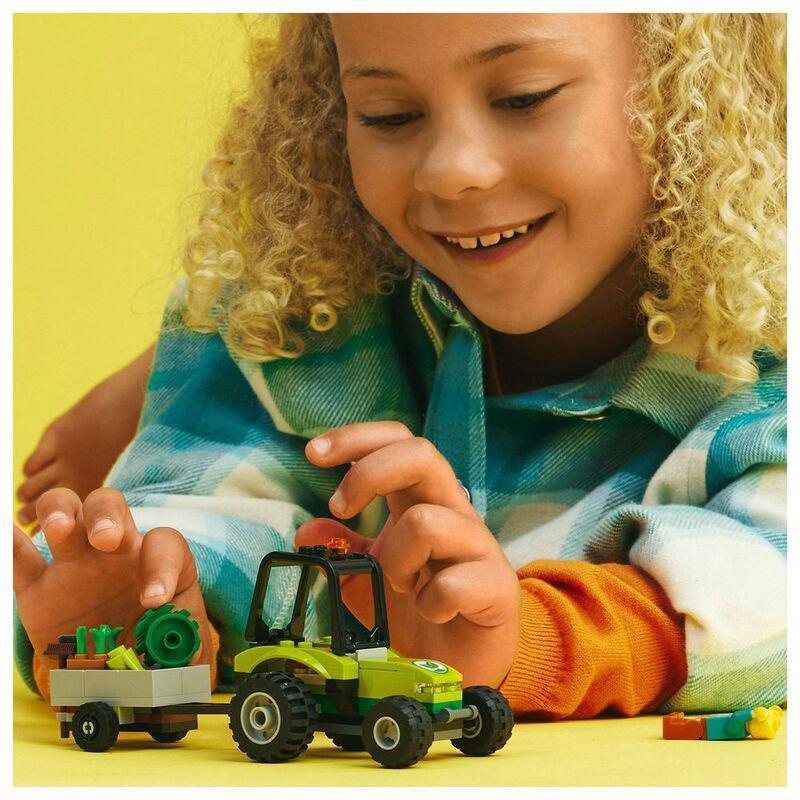 LEGO City Park Tractor Building Toy Set 60390 (86 Pieces), , large image number 3