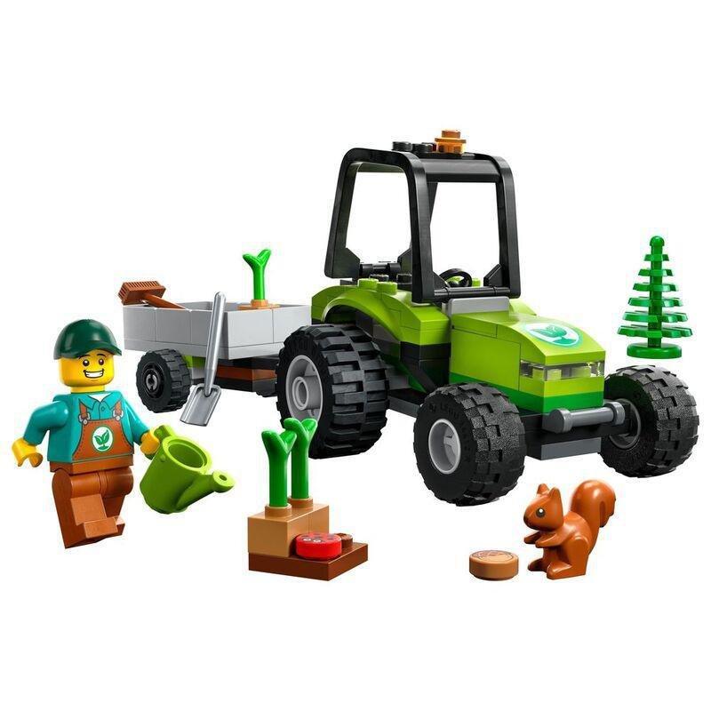 LEGO City Park Tractor Building Toy Set 60390 (86 Pieces), , large image number 4