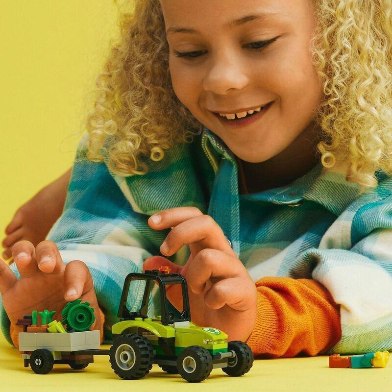 LEGO City Park Tractor Building Toy Set 60390 (86 Pieces), , large image number 7
