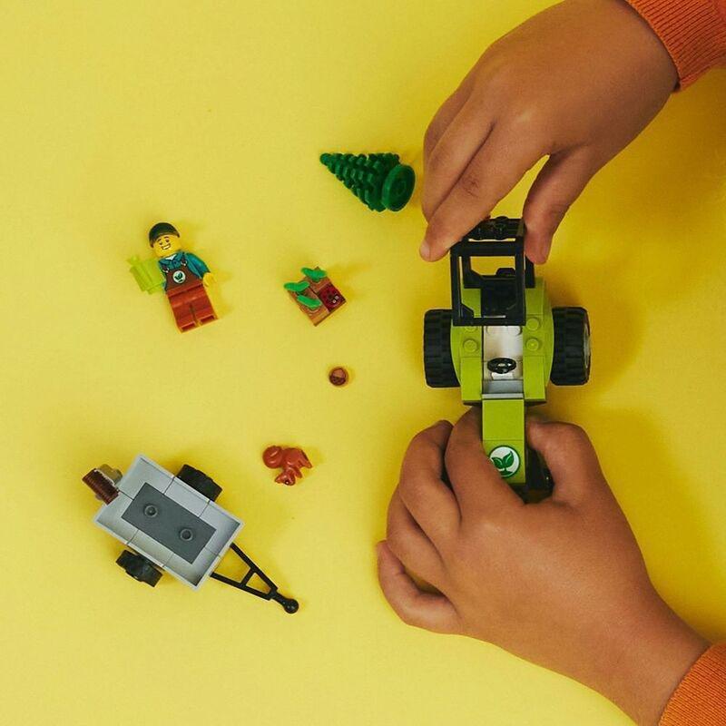LEGO City Park Tractor Building Toy Set 60390 (86 Pieces), , large image number 8