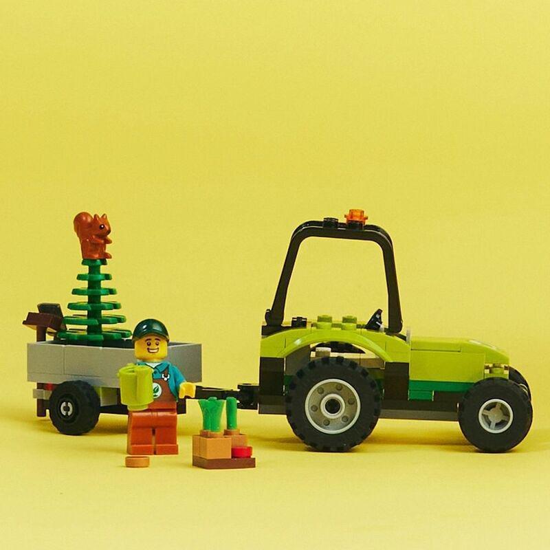 LEGO City Park Tractor Building Toy Set 60390 (86 Pieces), , large image number 9
