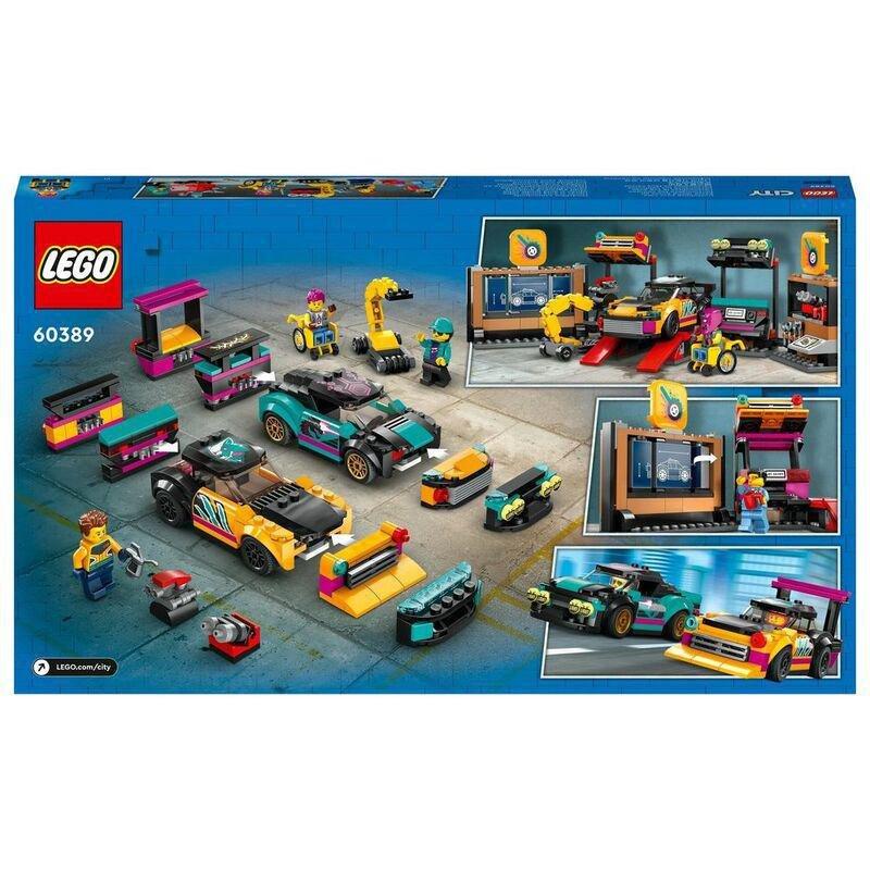 LEGO City Custom Car Garage Building Toy Set 60389 (477 Pieces), , large image number 4