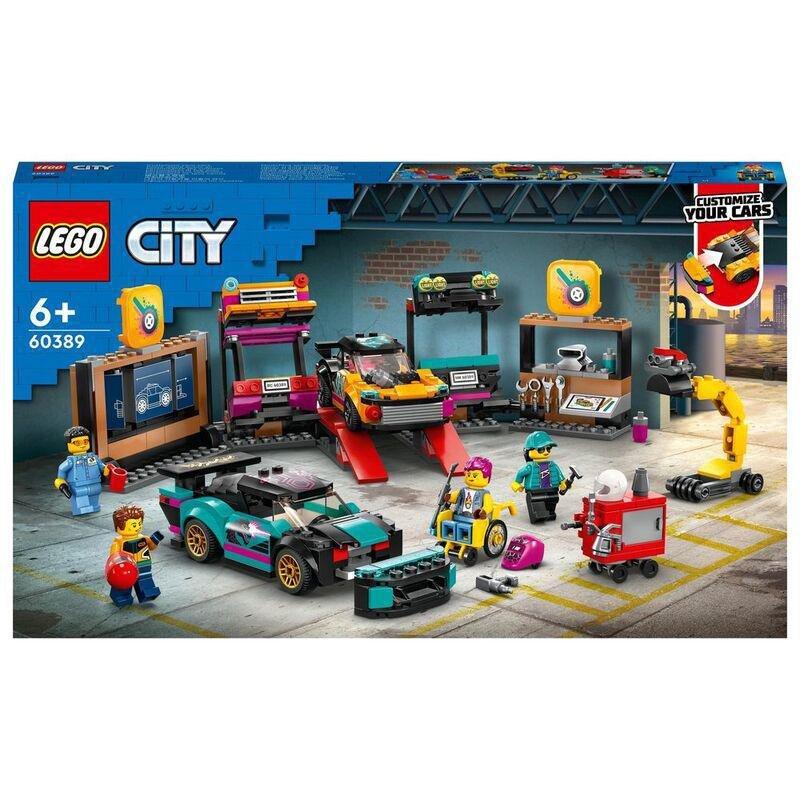 LEGO City Custom Car Garage Building Toy Set 60389 (477 Pieces), , large image number 6