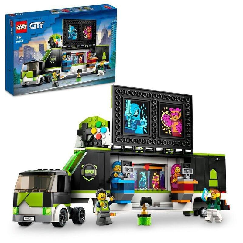 LEGO City Gaming Tournament Truck Building Toy Set 60388 (313 Pieces), , large image number 0