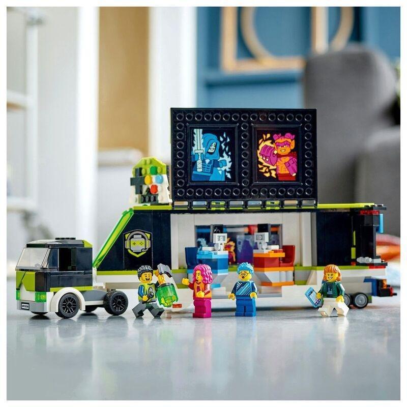 LEGO City Gaming Tournament Truck Building Toy Set 60388 (313 Pieces), , large image number 3