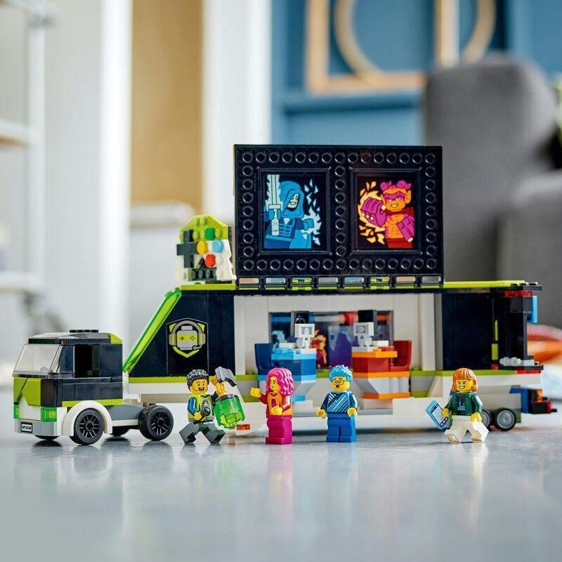 LEGO City Gaming Tournament Truck Building Toy Set 60388 (313 Pieces), , large image number 9