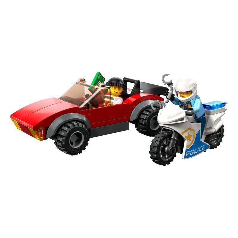 LEGO City Police Bike Car Chase Building Toy Set 60392 (59 Pieces), , large image number 4