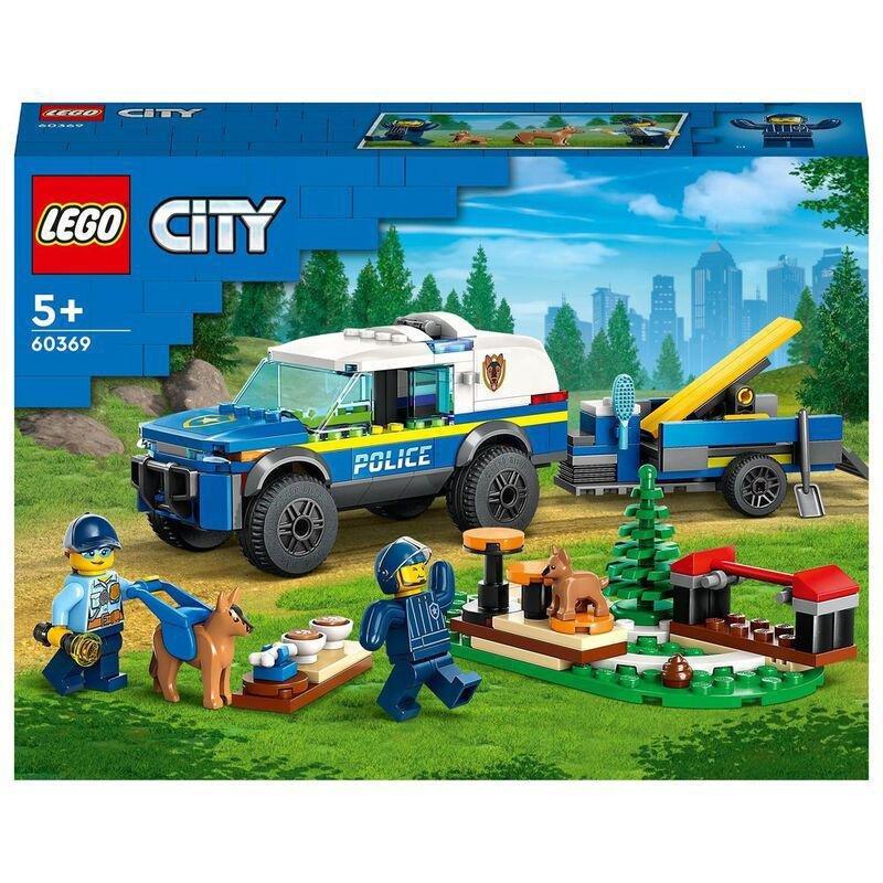 LEGO City Mobile Police Dog Training Building Toy Set 60369 (197 Pieces), , large image number 6