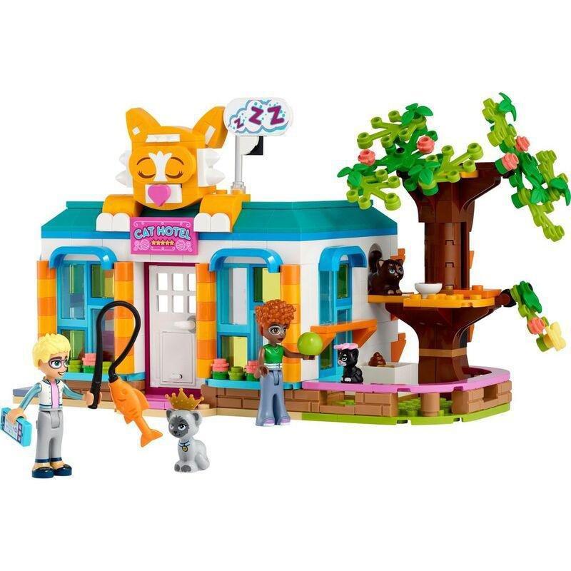 LEGO Friends Cat Hotel Building Toy Set 41742 (445 Pieces), , large image number 9