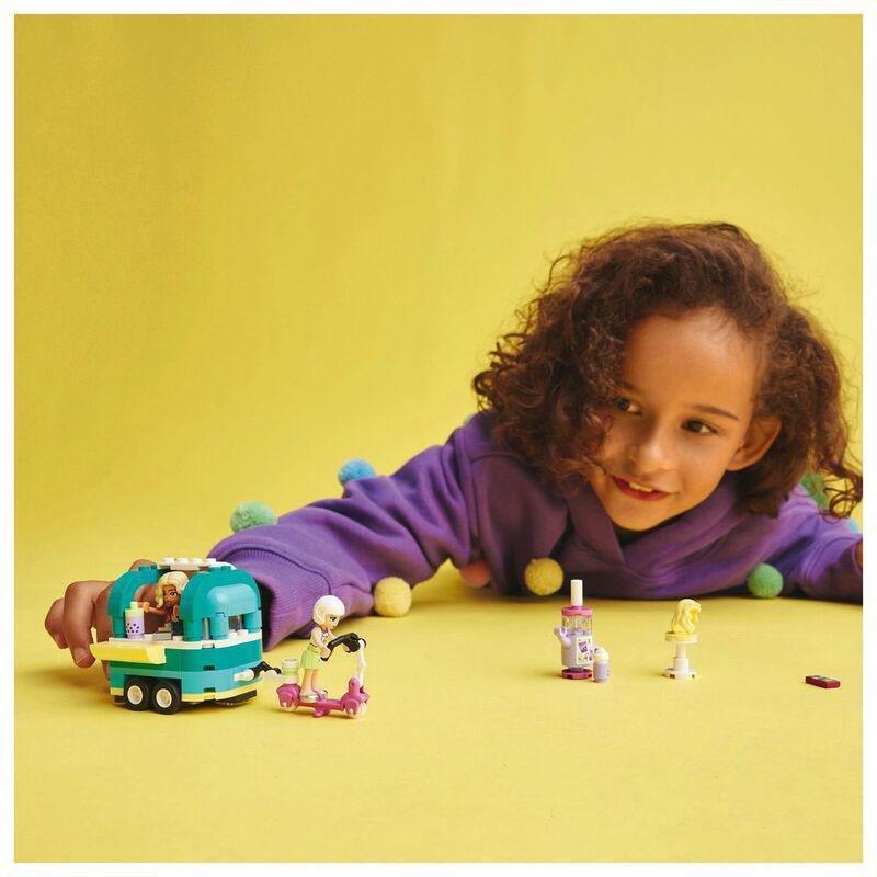LEGO Friends Mobile Bubble Tea Shop Building Toy Set 41733 (109 Pieces), , large image number 1