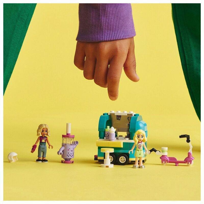 LEGO Friends Mobile Bubble Tea Shop Building Toy Set 41733 (109 Pieces), , large image number 3
