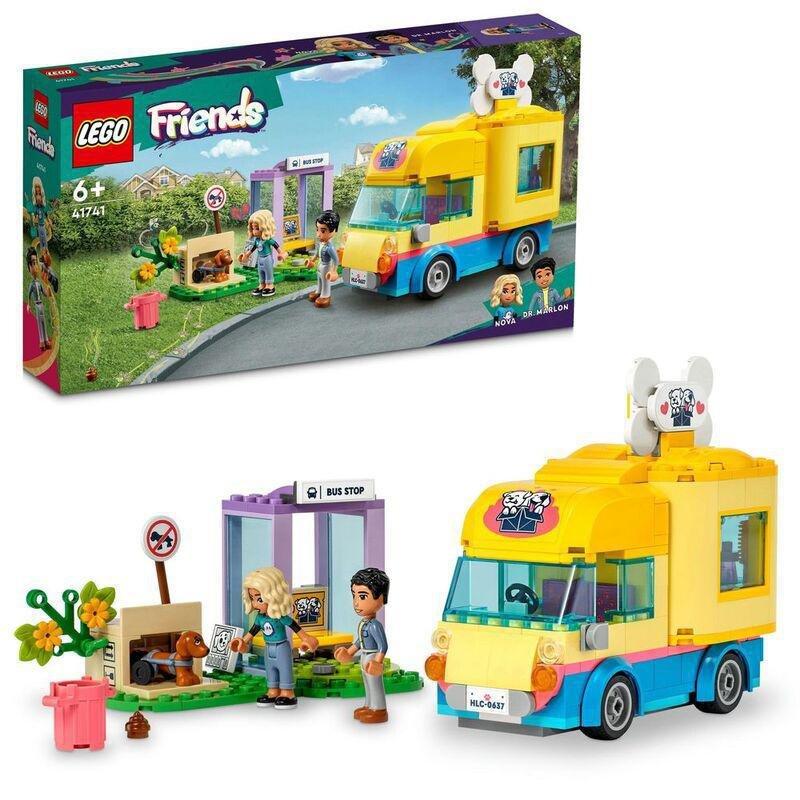 LEGO Friends Dog Rescue Van Building Toy Set 41741 (300 Pieces), , large image number 0