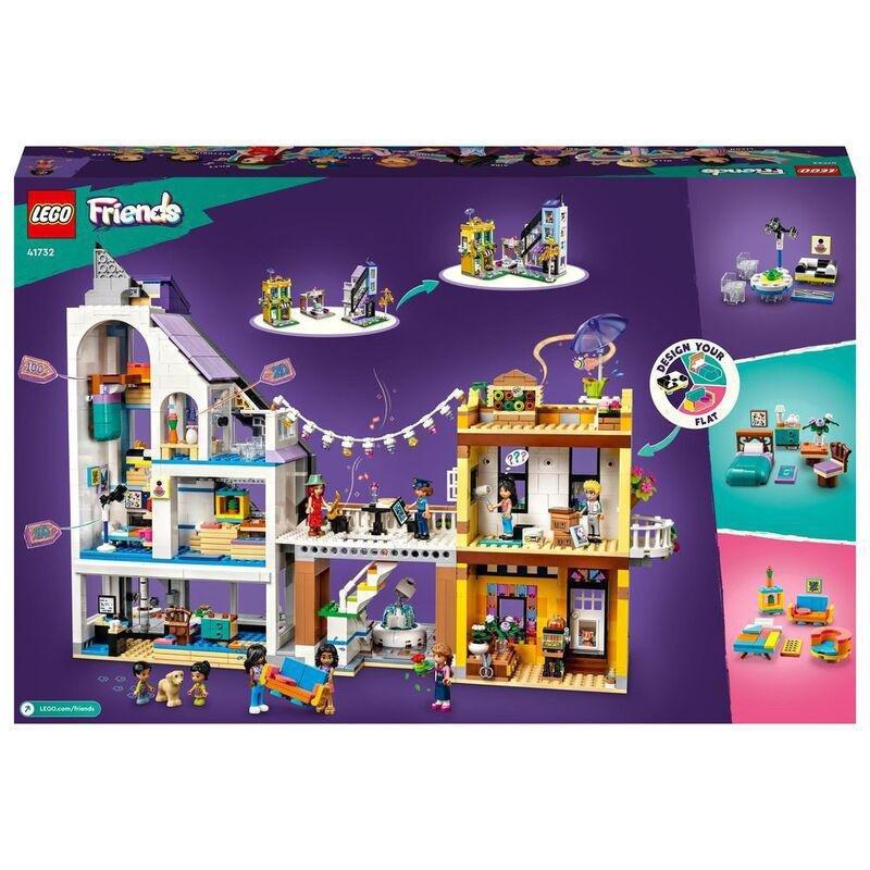 LEGO Friends Downtown Flower and Design Stores Building Toy Set 41732 (1971 Pieces), , large image number 4