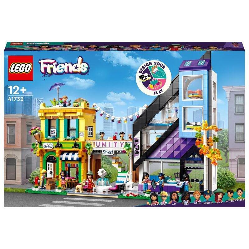 LEGO Friends Downtown Flower and Design Stores Building Toy Set 41732 (1971 Pieces), , large image number 6