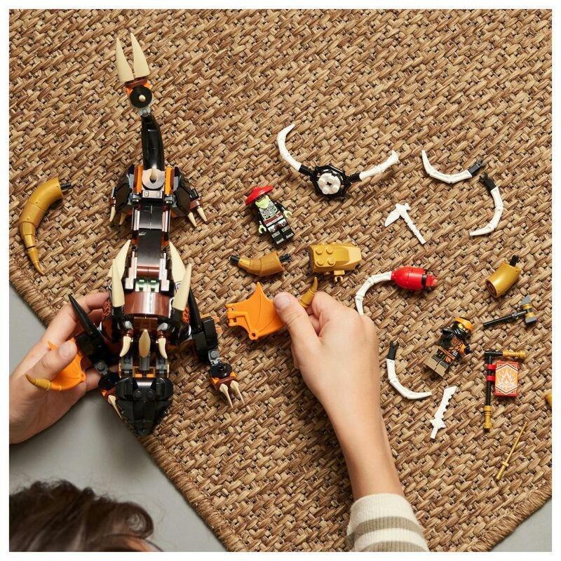 LEGO NINJAGO Cole’s Earth Dragon EVO Building Toy Set 71782 (285 Pieces), , large image number 2