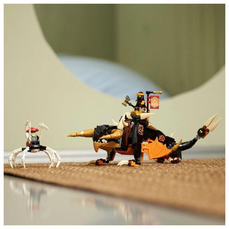 LEGO NINJAGO Cole’s Earth Dragon EVO Building Toy Set 71782 (285 Pieces), , large image number 3