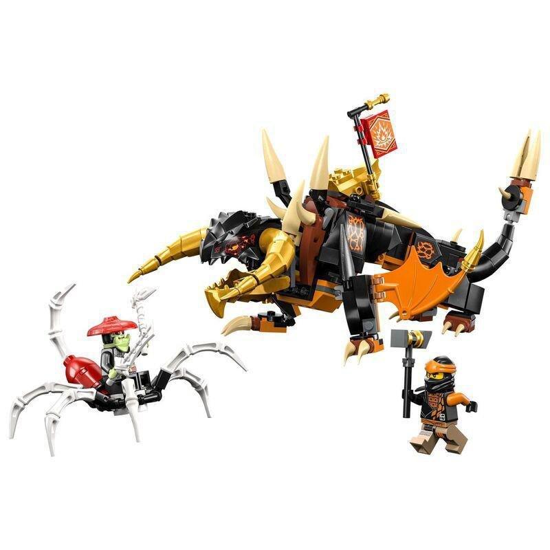 LEGO NINJAGO Cole’s Earth Dragon EVO Building Toy Set 71782 (285 Pieces), , large image number 4