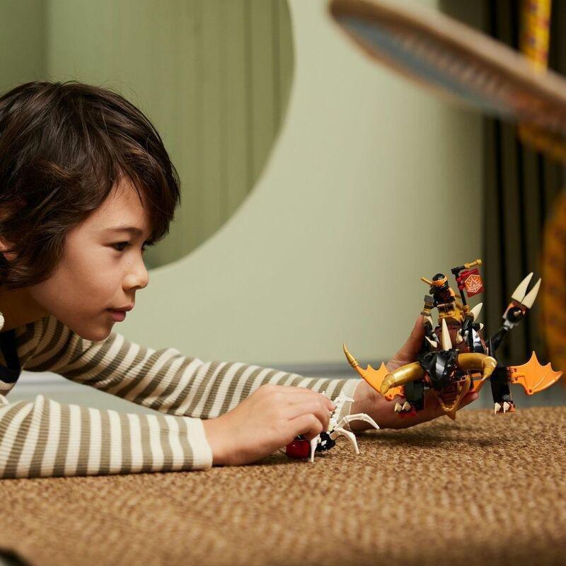 LEGO NINJAGO Cole’s Earth Dragon EVO Building Toy Set 71782 (285 Pieces), , large image number 7