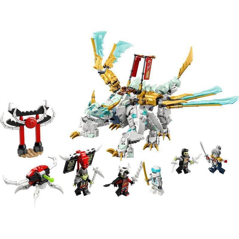 LEGO NINJAGO Zane&rsquo;s Ice Dragon Creature Building Toy Set 71786 (973 Pieces), , large image number 10