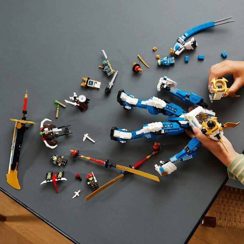 LEGO NINJAGO Jays Titan Mech Building Toy Set 71785 (794 Pieces), , large image number 8