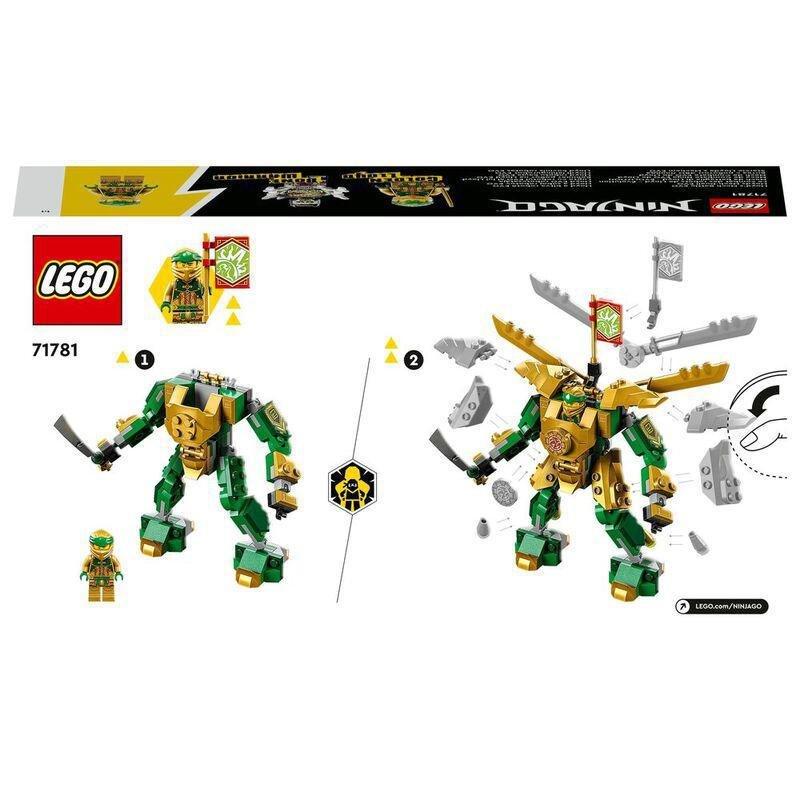 LEGO NINJAGO Lloyd’s Mech Battle EVO Building Toy Set 71781 (223 Pieces), , large image number 6