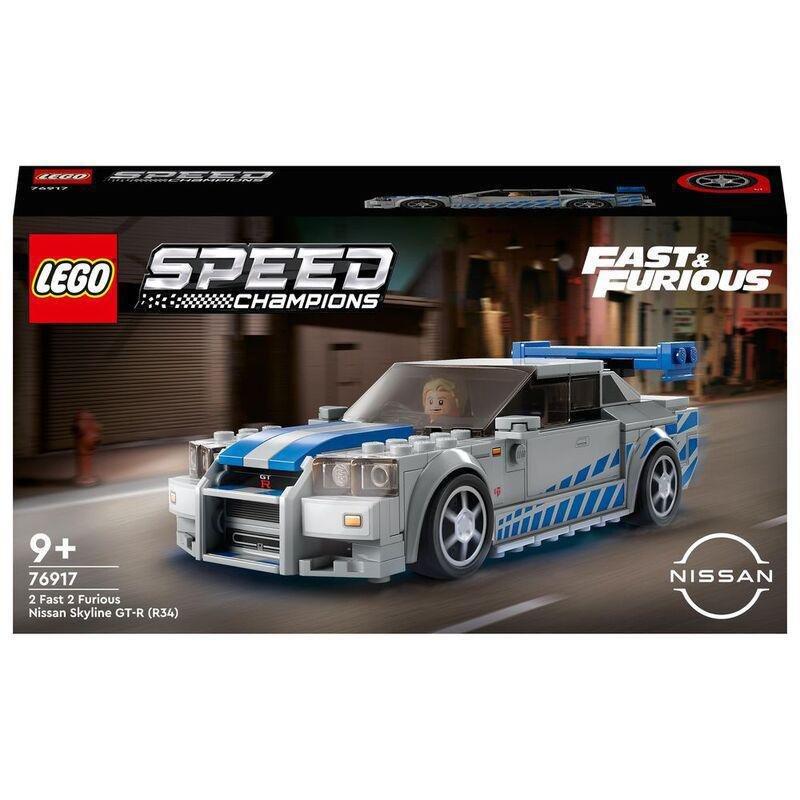 LEGO Speed Champions 2 Fast 2 Furious Nissan Skyline GT-R (R34) 76917 (319 Pieces), , large image number 3