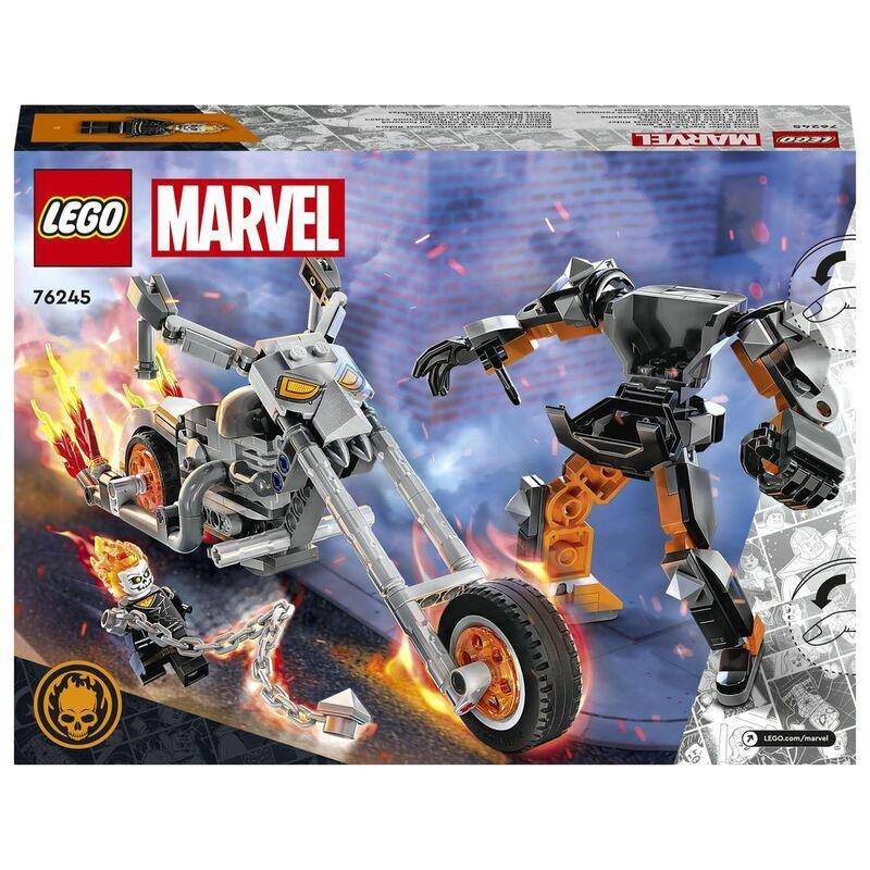 LEGO Marvel Ghost Rider Mech & Bike Building Toy Set 76245 (264 Pieces), , large image number 2