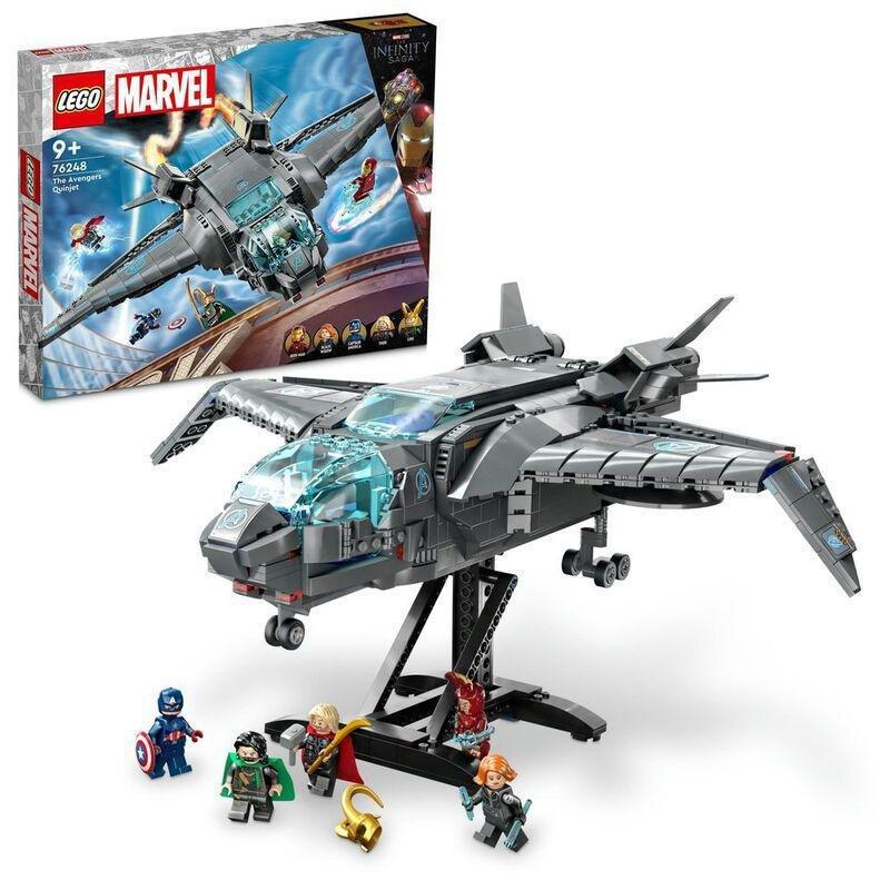 LEGO Marvel The Avengers Quinjet Building Toy Set 76248 (795 Pieces), , large image number 0