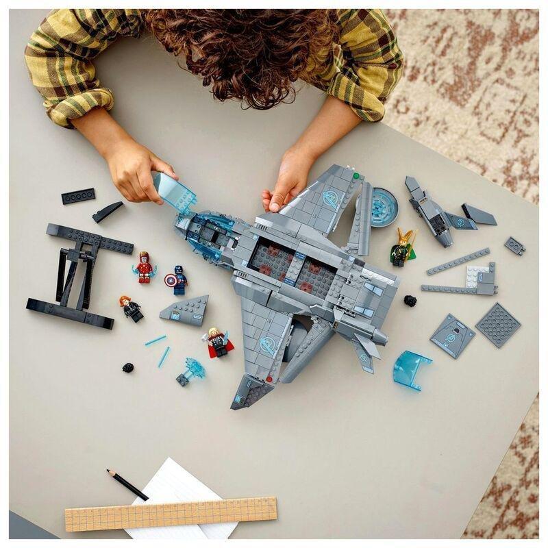 LEGO Marvel The Avengers Quinjet Building Toy Set 76248 (795 Pieces), , large image number 2